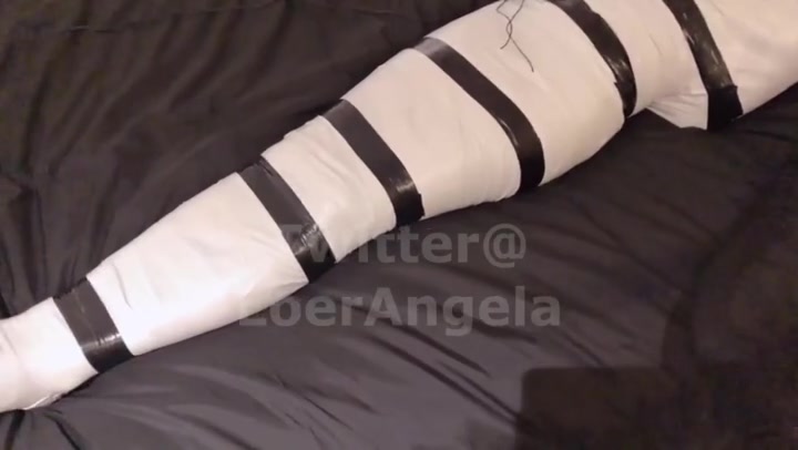 窒物者 【木乃伊全包】白色胶带全包+黑色胶带加固，防毒面罩+长时间木乃伊禁锢+强g Preview 2