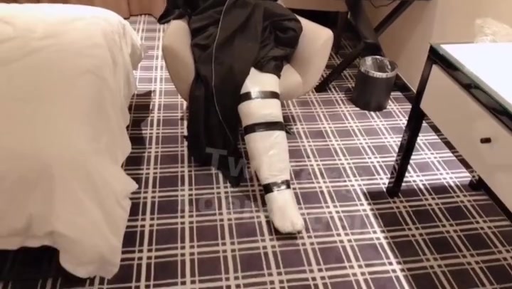 窒物者 【木乃伊全包】白色胶带全包+黑色胶带加固，防毒面罩+长时间木乃伊禁锢+强g Preview 4