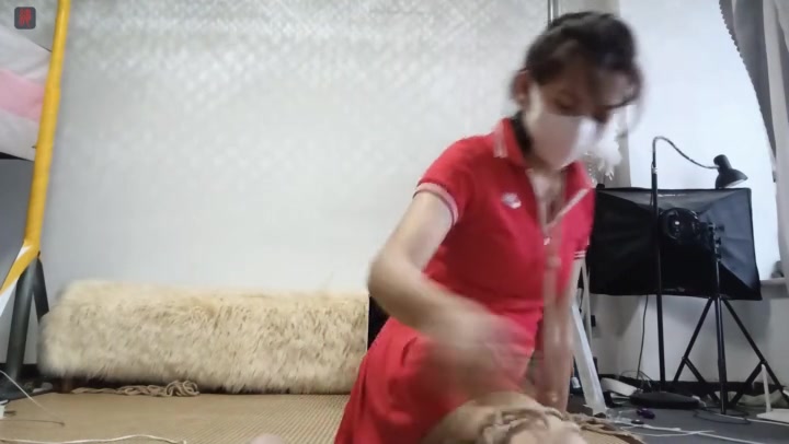绳之韵 优秀假期工瑾瑜绳奴养成之自虐训练系列，自缚、自虐、跳跳轮番玩 Preview 4