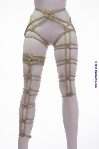 Elevate Your Shibari Style with Gingham Thigh-highs