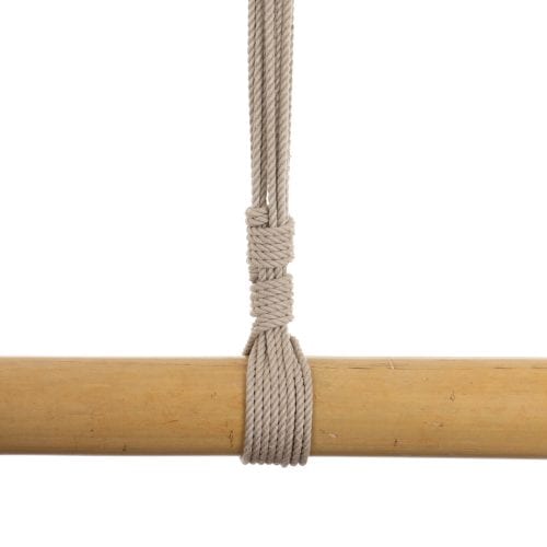 Master Anchoring a Horizontal Pole to a Hard Point